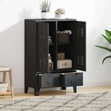 vidaXL industrijska garderobna omara antracitna 67x35x107 cm jeklo | Shoptok.si