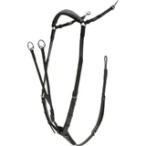 Oprsnica Pro-Jump z odprtimi martingale vilicami, črna - Cob/XFull