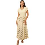 La Modeuse Dolge obleke 78640_P187201 Rumena Cene