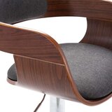  Barski stolac od iverice i sive tkanine | shoptok.hr