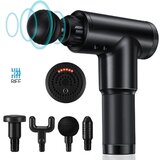 RIFF FH-320 pištola za masažo mišic s 6-stopenjsko spremenljivo vibracijo + 3 šobe črna, (21155137) | Shoptok.si