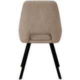 CARRYHOME STOL, kovina, tekstil rjavosiva | Shoptok.si