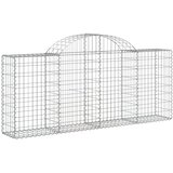  Lučne gabionske košare 20 kom 200x30x80/100cm pocinčano željezo | shoptok.hr