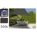 ProGarden Senčno platno 3x3x3 m temno sivo trikotno Cene