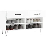 vidaXL regal za čevlje visok sijaj bel 102x35x55 cm inženirski les | Shoptok.si