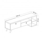 Hanah home Parion - Black TV omarica, (20783458) | Shoptok.si