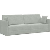 vidaXL Kauč krevet na podu 2-u-1 Svijetlosivi 213x144x60 cm | shoptok.hr