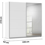 home24 OMARA Z DRSNIMI VRATI, bela | Shoptok.si