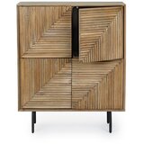 BIZZOTTO Omarica iz masivnega manga v naravni barvi 92x110x40 cm Darsey – | Shoptok.si