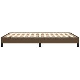 vidaXL Posteljni okvir temno rjav 140x200 cm blago | Shoptok.si