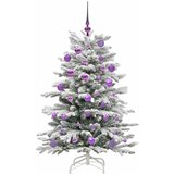  Umjetno božićno drvce s nogom Bijelo 120 cm PE i PVC | shoptok.hr