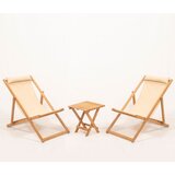 Hanah home MYN03 Cream Garden Table & Chairs Set (3 Pieces) | ePonuda.com