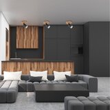 SPOT svetiljka TOP WOOD 1xGU10/10W/230V crna/drvo | Eponuda.com