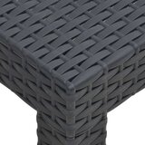 vidaXL 4-dijelna vrtna garnitura s jastucima PP ratan antracit | shoptok.hr