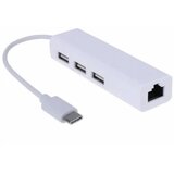 Fast Asia USB 3.1 TIP C na 3x HUB + RJ45 Cene