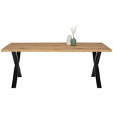 Zandiara jedilna miza oak, divji hrast, 200x100 cm | Shoptok.si