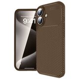  silikonska futrola auto focus line za xiaomi 15 braon | ePonuda.com