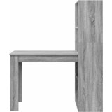  Stol s policom Siva Sonoma 122 x 67 x 145 cm Konstruirano drvo | Eponuda.ba