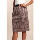 Fenzy Midi Suknja S Printom, Smeđa | shoptok.hr