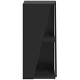 Stranski polic Črna 33 x 32 x 70,5 cm Konstruiran les, (5000201236) | Shoptok.si