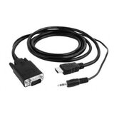  HDMI adapter kabal GEMBIRD A-HDMI-VGA-03-10 HDMI to VGA, 3m, adapter + audio Cijene