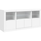  Komoda s LED svjetlima bijela 142,5 x 37 x 67 cm | shoptok.hr