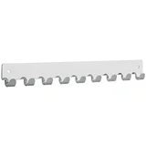 zidna lajsna s kukicama (d x v: 366 x 41 mm, broj kuka: 9 kom., kromirano)