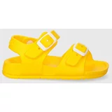 Garvalin Otroški sandali rumena barva