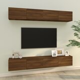 vidaXL Stenske TV omarice 4 kosi rjavi hrast 100x30x30 cm Cene