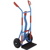 eurokraft pro jeklen ročni voziček, model: voziček za prevažanje in prenašanje, s praktičnimi nosilnimi prečkami | Shoptok.si