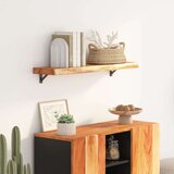 vidaXL Zidna polica 90x20x2,5 cm pravokutna bagremovo drvo živi rub | shoptok.hr