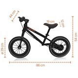 Zopa bicikl bez pedala s ručnom kočnicom Racer Sand Beige | shoptok.hr