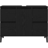  Kupaonski ormarić za sudoper Crni hrast 80 x 33 x 60 cm | Eponuda.com