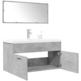 3-dijelni set kupaonskog namještaja siva boja betona drveni 90 x 38.5 x 46 cm | shoptok.hr