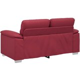  Dvosjed Kauč Vinsko Crvena 160x81x84 cm Imitacija Kože | shoptok.hr