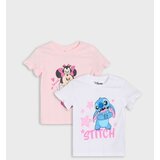 Sinsay Pamučne majice s printom 2 kom Minnie and Stitch | shoptok.hr