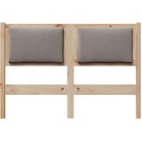  Uzglavlje Smeđa Masivna borovina 135 cm | shoptok.hr