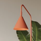 Sollux Opečnato oranžna jeklena stoječa svetilka z upogljivo konstrukcijo (višina 165 cm) Zylo – | Shoptok.si