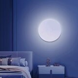 Aigostar led rgbw prigušiva zidna svetiljka mesh smart LED/12W/230V + daljinski upravljač, bela | Eponuda.com