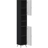  Kupaonski ormar s otvorenom policom BREDA Crna 30 x 31 x 190 cm | shoptok.hr
