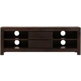 Maison Chic TV omarica - TV stojalo - Televizijska omarica trden akacijev les 120x30x40 cm temno rjava, (21700409) Cene