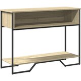Maison Chic konzolna miza - miza ob steni sonoma hrast 100x35x74,5 cm inženirski les, (21786081) Cene