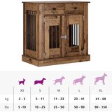 Namještaj za kućni kavez Staro drvo 80 x 47,5 x 80 cm | shoptok.hr