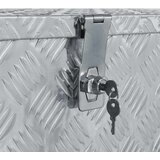 Aluminijska kutija 80 x 30 x 35 cm srebrna | shoptok.hr