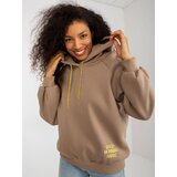 ex moda Sweatshirt-EM-BL-407.06-dark beige | Shoptok.si