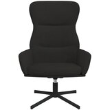  Stolica za opuštanje crna baršunasta | shoptok.hr