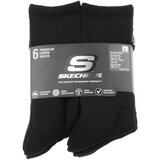 Skechers Športne nogavice 6pk Core Crew LG Socks Črna | Shoptok.si