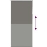 vidaXL Rolo zavjesa Blackout siva 90x210 cm Širina tkanine 85,7 cm | shoptok.hr