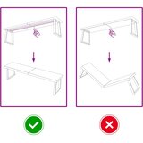 Stolna ploča tamnosmeđa 160x40x(2-6) cm obrađena hrastovina | shoptok.hr
