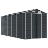  Vrtno spremište antracit 191 x 470 x 198 cm pocinčani čelik | shoptok.hr